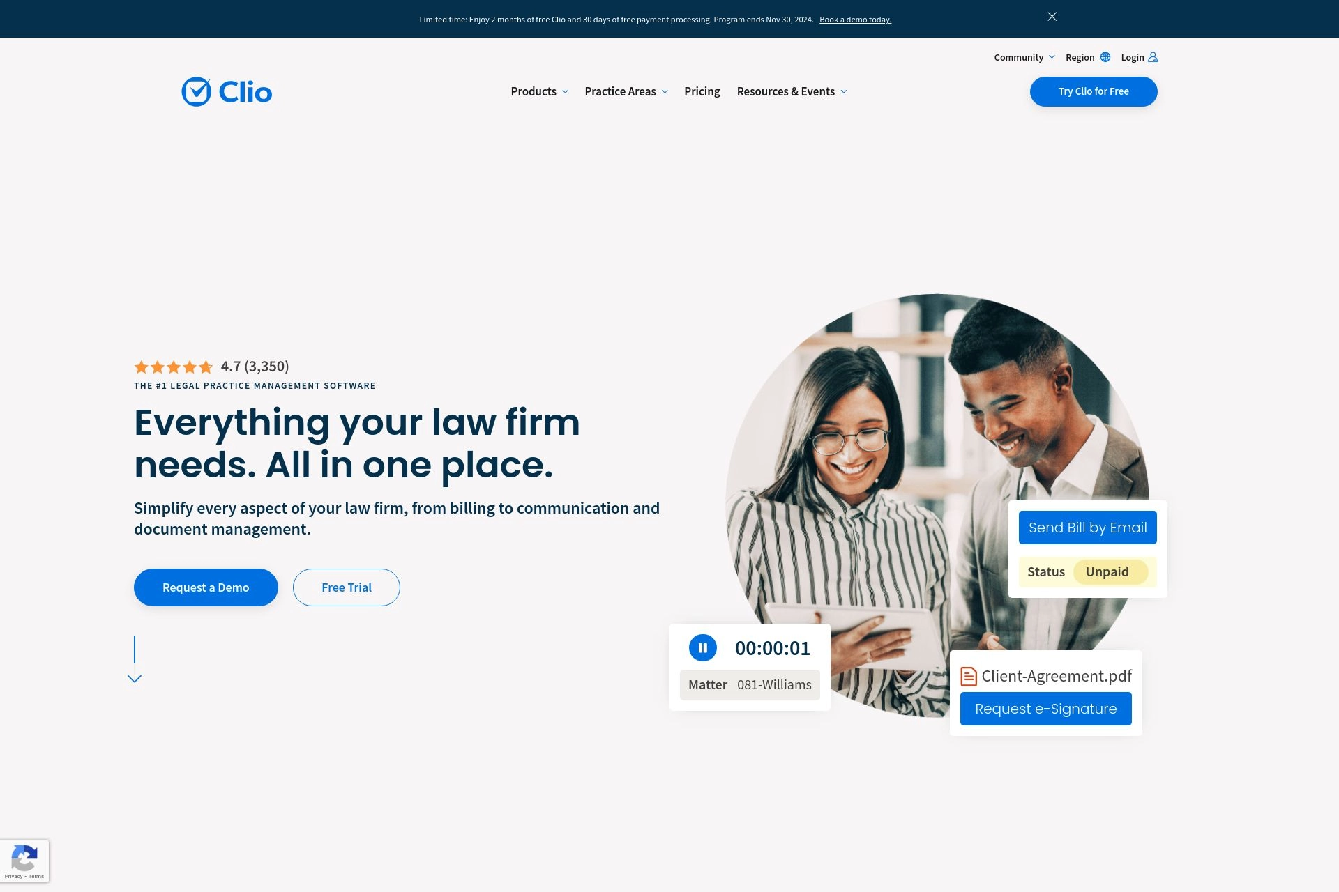 Clio Software: Legal Practice Management